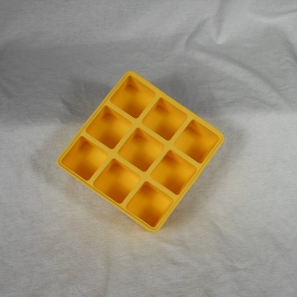 Nespresso Ice Cube Tray Silicone Italy Yellow - Picture 3 of 9